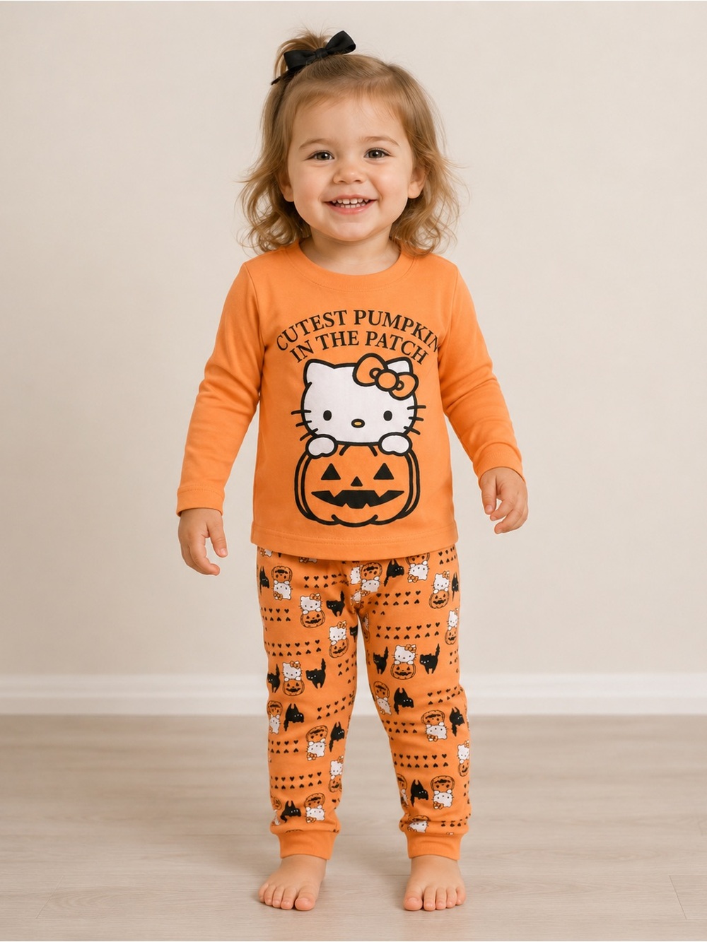 Hello Kitty Girls Halloween Sleep Set